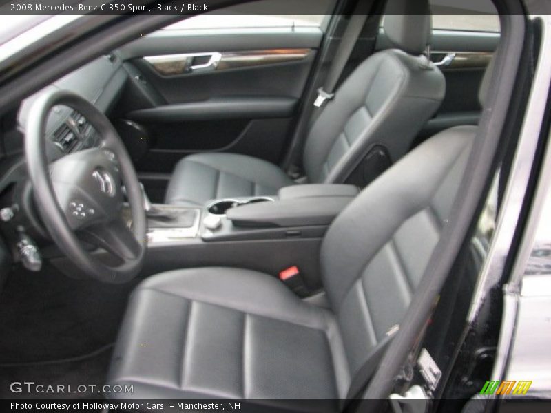 Black / Black 2008 Mercedes-Benz C 350 Sport