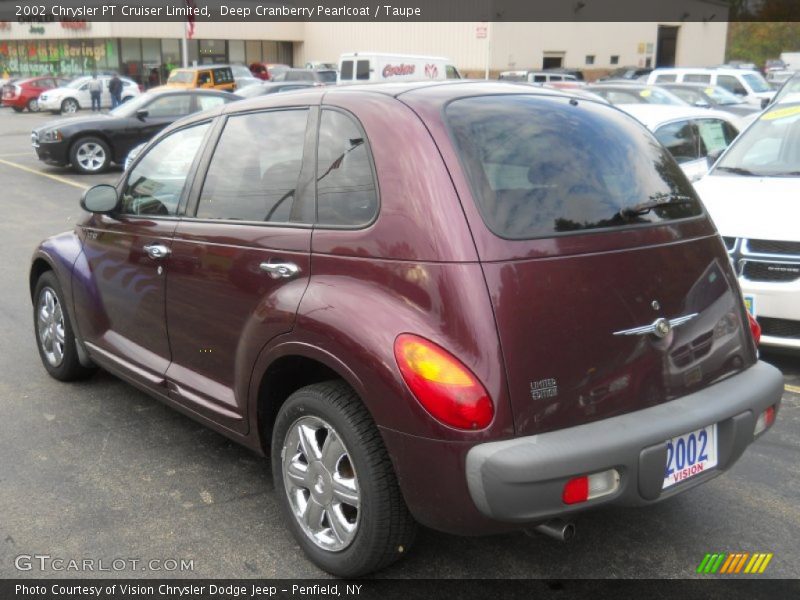Deep Cranberry Pearlcoat / Taupe 2002 Chrysler PT Cruiser Limited