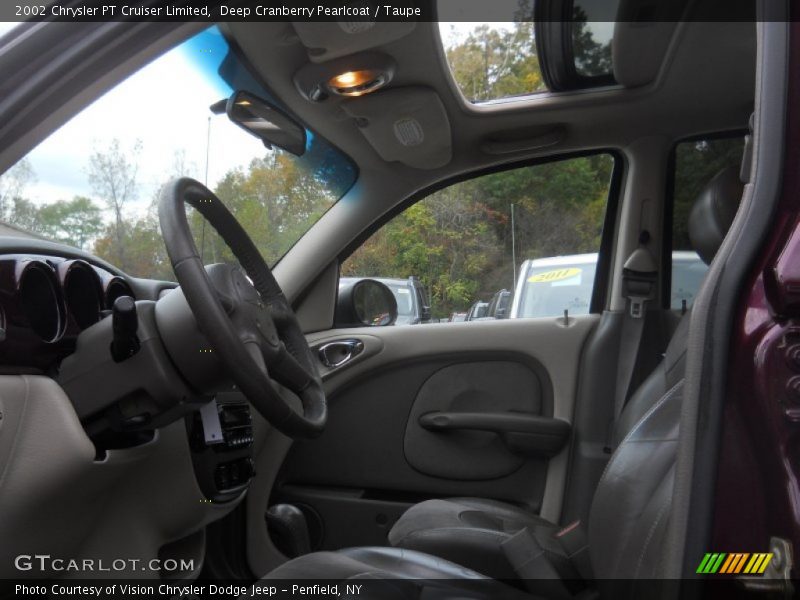 Deep Cranberry Pearlcoat / Taupe 2002 Chrysler PT Cruiser Limited