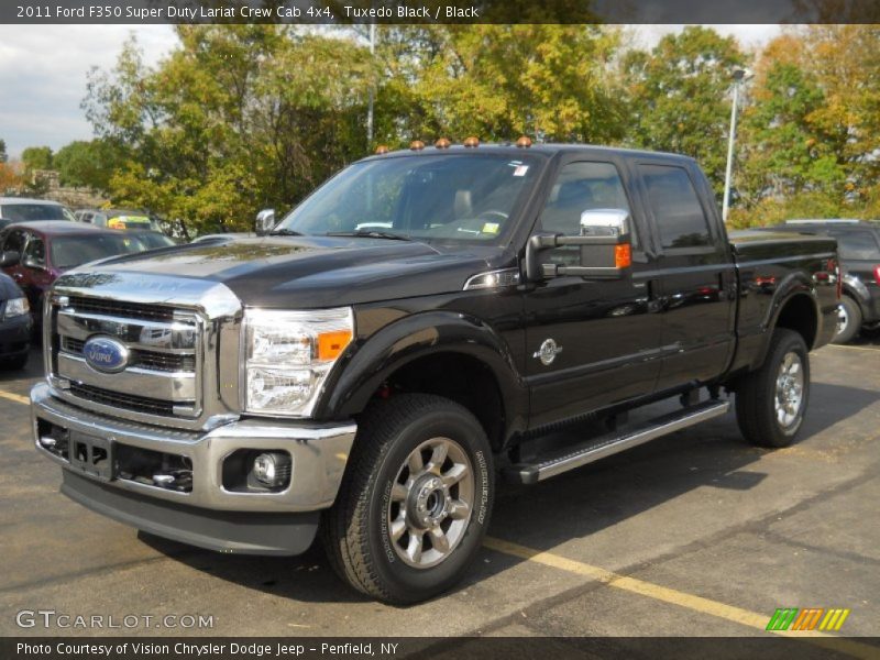  2011 F350 Super Duty Lariat Crew Cab 4x4 Tuxedo Black
