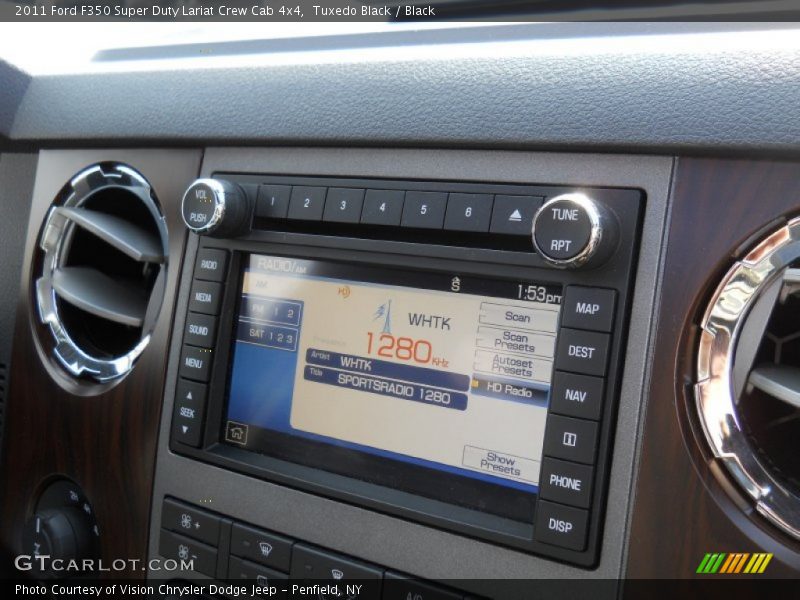 Tuxedo Black / Black 2011 Ford F350 Super Duty Lariat Crew Cab 4x4