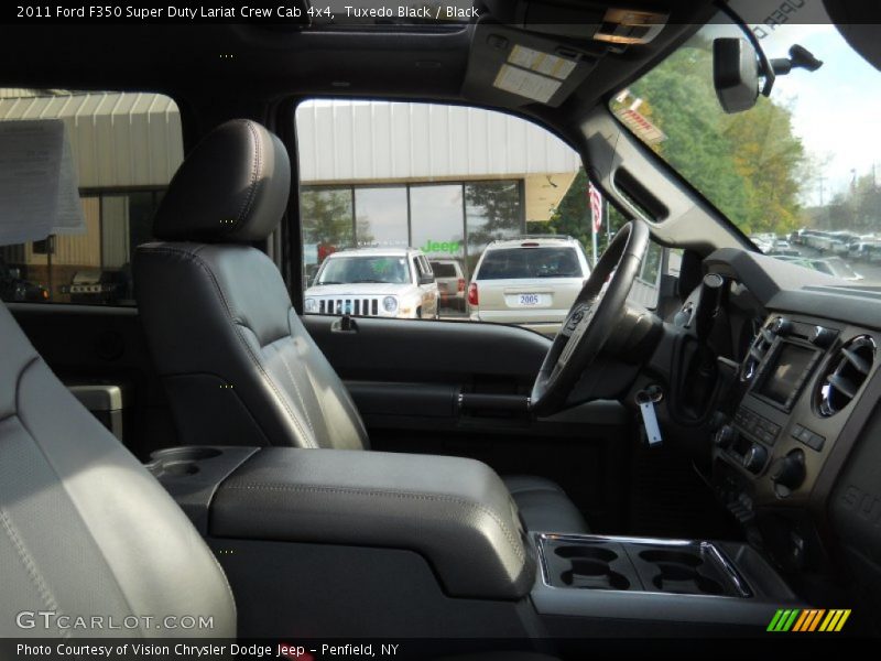 Tuxedo Black / Black 2011 Ford F350 Super Duty Lariat Crew Cab 4x4