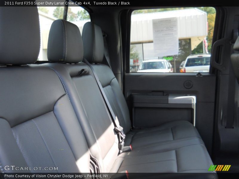 Tuxedo Black / Black 2011 Ford F350 Super Duty Lariat Crew Cab 4x4