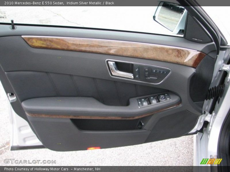 Iridium Silver Metallic / Black 2010 Mercedes-Benz E 550 Sedan