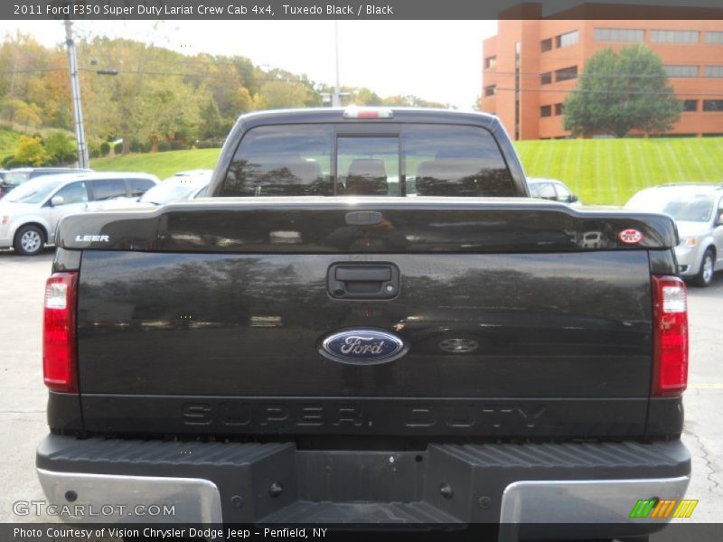 Tuxedo Black / Black 2011 Ford F350 Super Duty Lariat Crew Cab 4x4