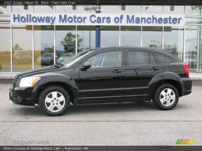 Black / Dark Slate Gray 2007 Dodge Caliber SE
