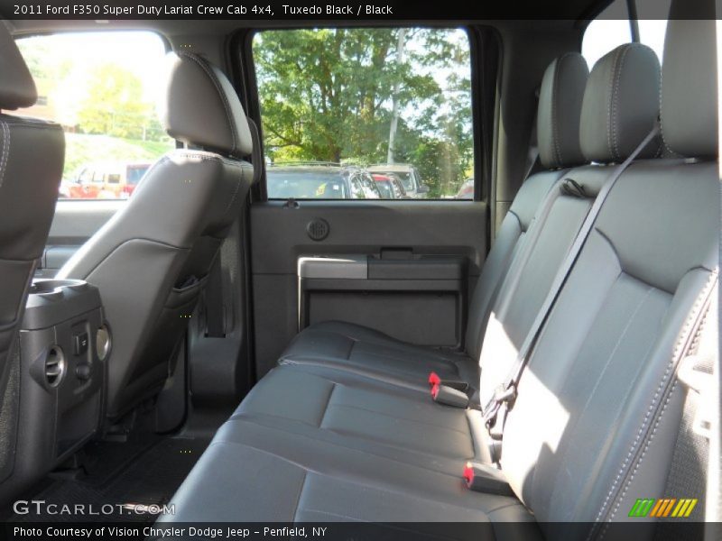 Tuxedo Black / Black 2011 Ford F350 Super Duty Lariat Crew Cab 4x4
