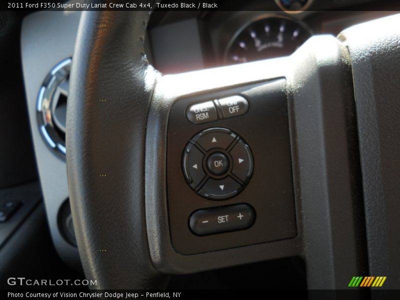 Tuxedo Black / Black 2011 Ford F350 Super Duty Lariat Crew Cab 4x4