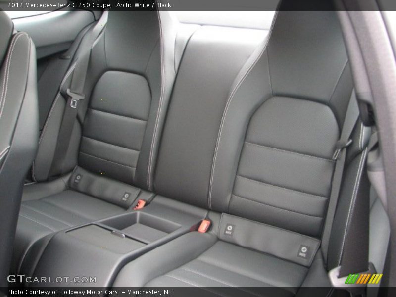 Arctic White / Black 2012 Mercedes-Benz C 250 Coupe