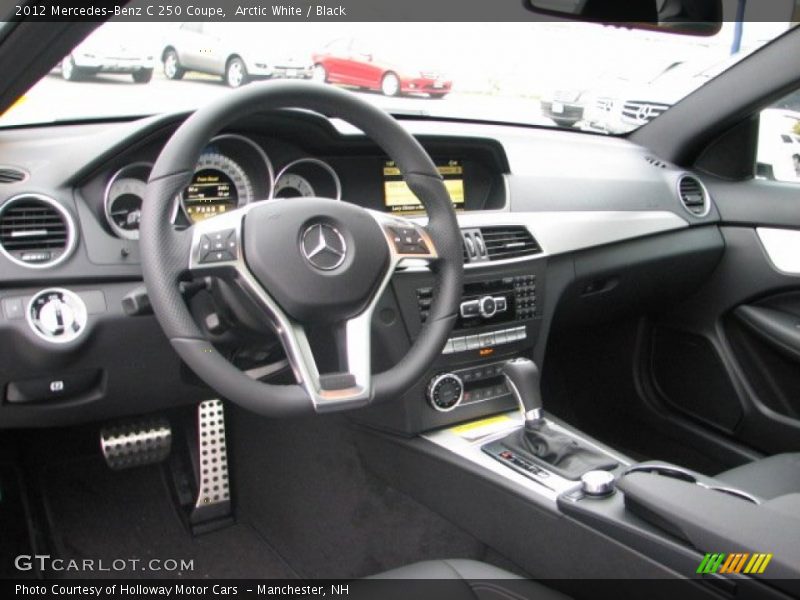 Dashboard of 2012 C 250 Coupe
