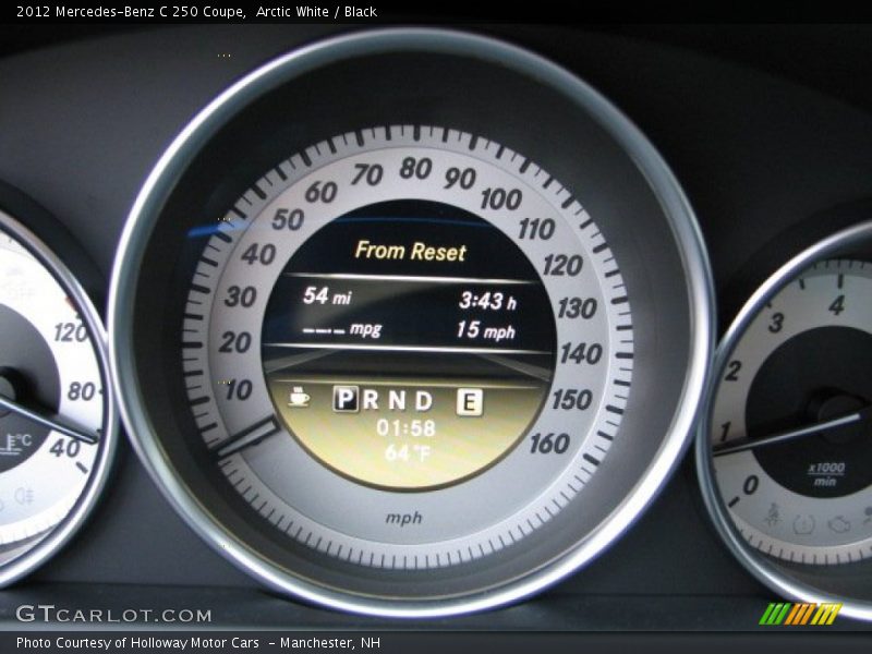  2012 C 250 Coupe 250 Coupe Gauges