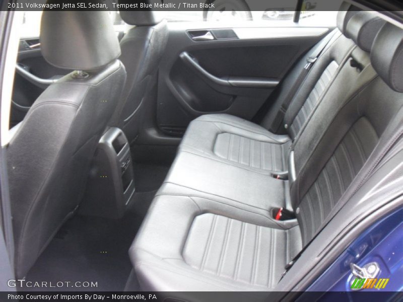 Tempest Blue Metallic / Titan Black 2011 Volkswagen Jetta SEL Sedan