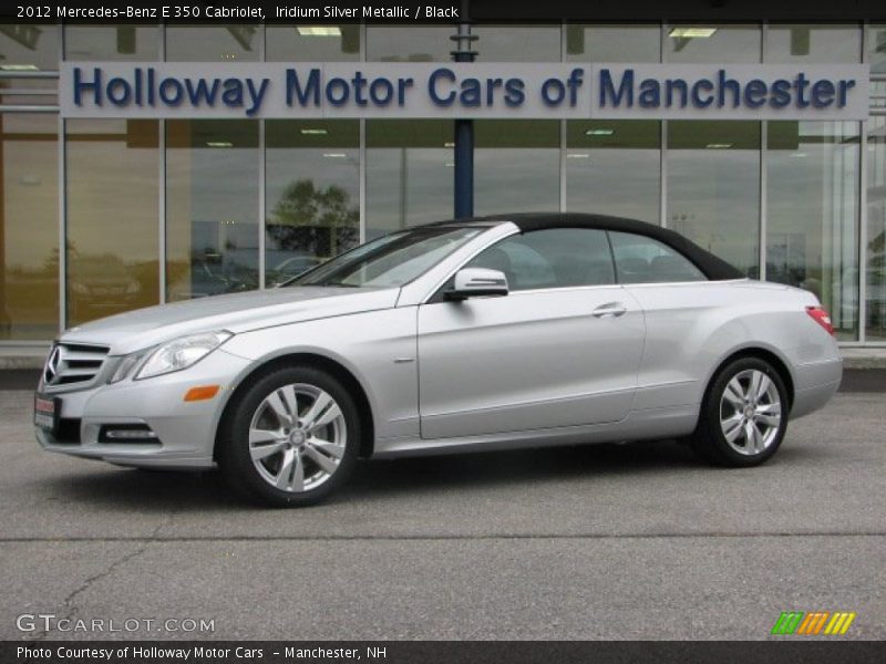 Iridium Silver Metallic / Black 2012 Mercedes-Benz E 350 Cabriolet