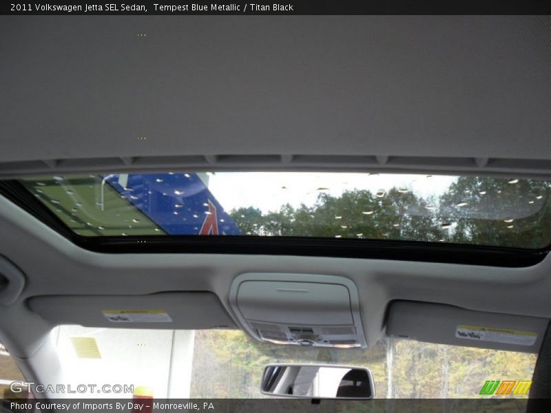Tempest Blue Metallic / Titan Black 2011 Volkswagen Jetta SEL Sedan