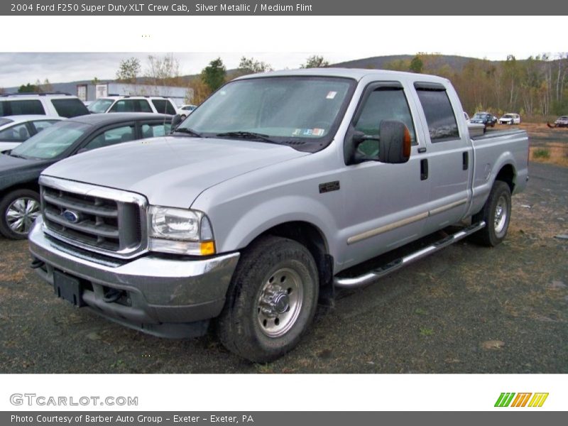 Silver Metallic / Medium Flint 2004 Ford F250 Super Duty XLT Crew Cab