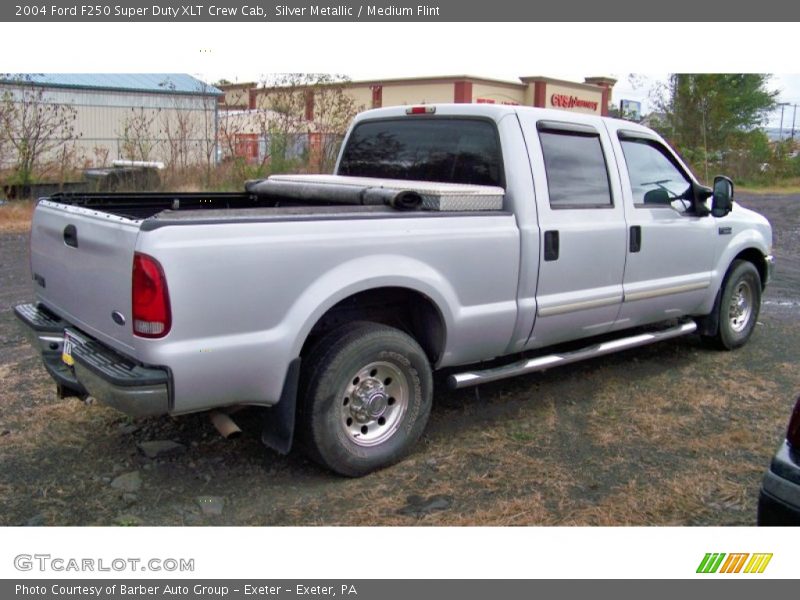 Silver Metallic / Medium Flint 2004 Ford F250 Super Duty XLT Crew Cab