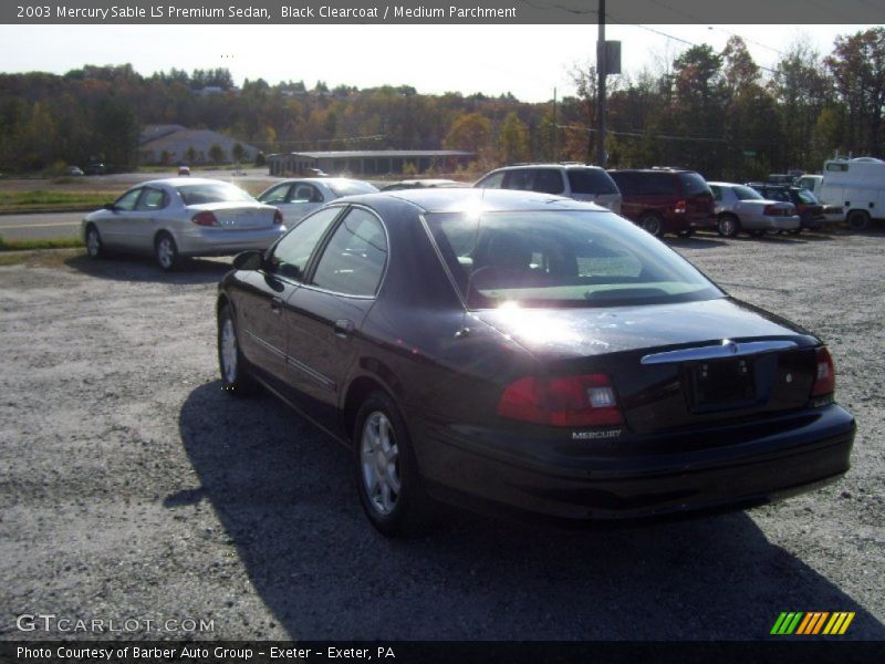 Black Clearcoat / Medium Parchment 2003 Mercury Sable LS Premium Sedan