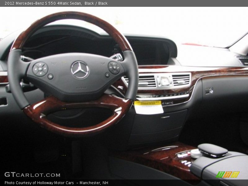 Black / Black 2012 Mercedes-Benz S 550 4Matic Sedan