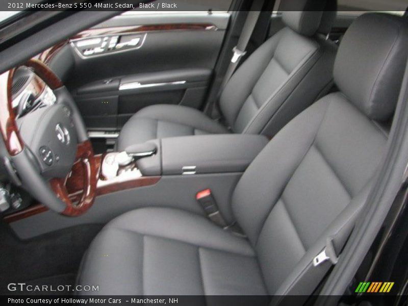 Black / Black 2012 Mercedes-Benz S 550 4Matic Sedan