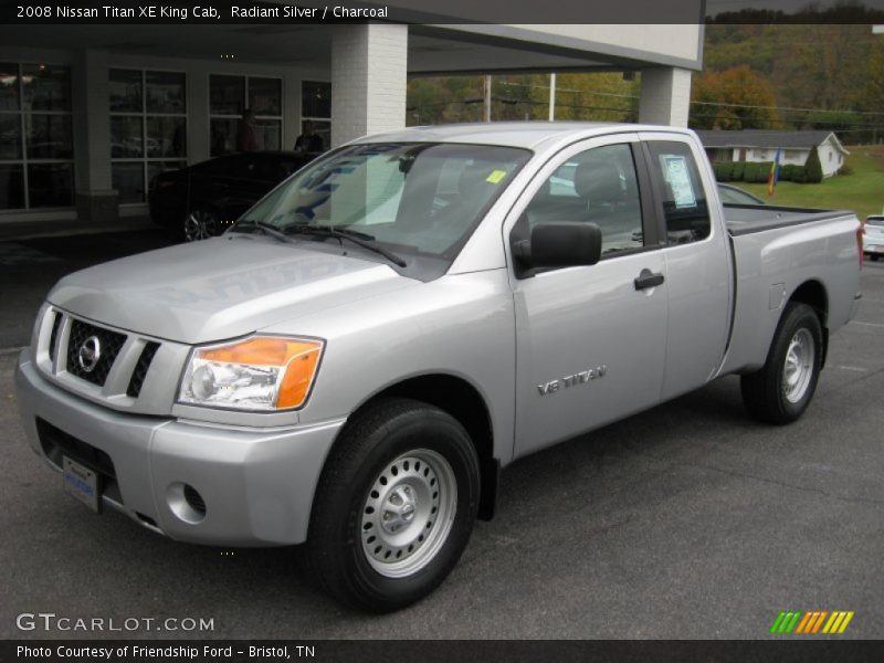 Radiant Silver / Charcoal 2008 Nissan Titan XE King Cab