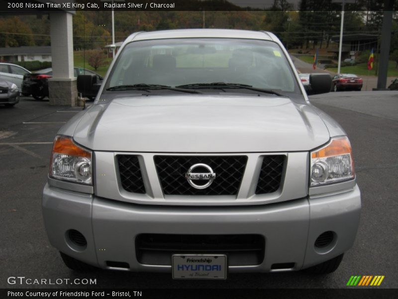 Radiant Silver / Charcoal 2008 Nissan Titan XE King Cab