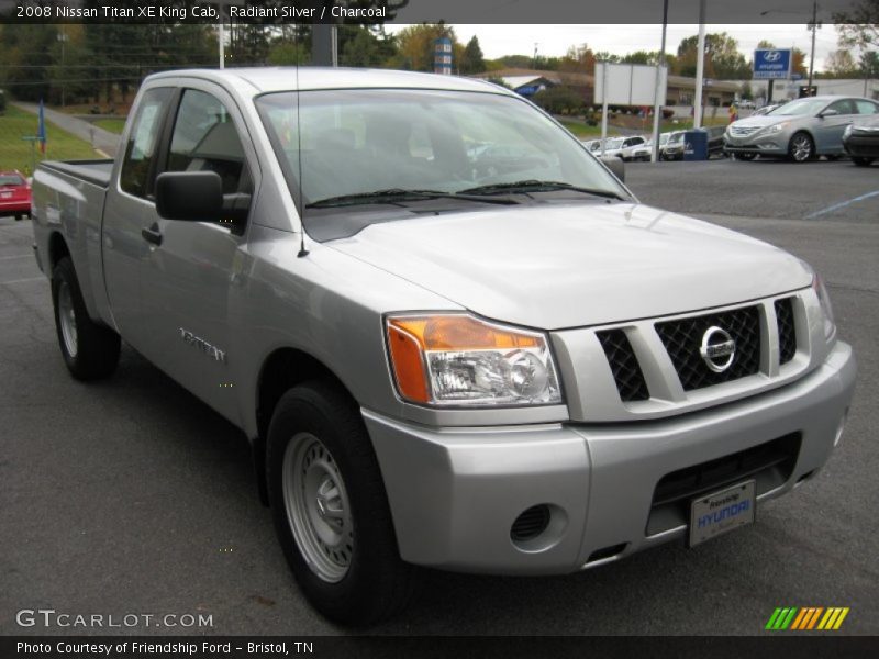 Radiant Silver / Charcoal 2008 Nissan Titan XE King Cab
