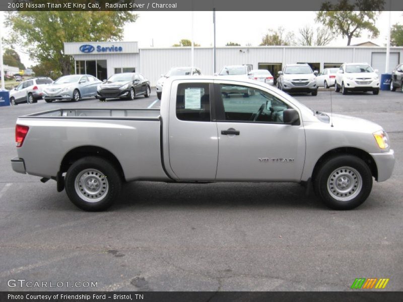 Radiant Silver / Charcoal 2008 Nissan Titan XE King Cab