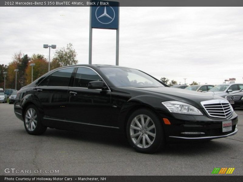 Black / Black 2012 Mercedes-Benz S 350 BlueTEC 4Matic