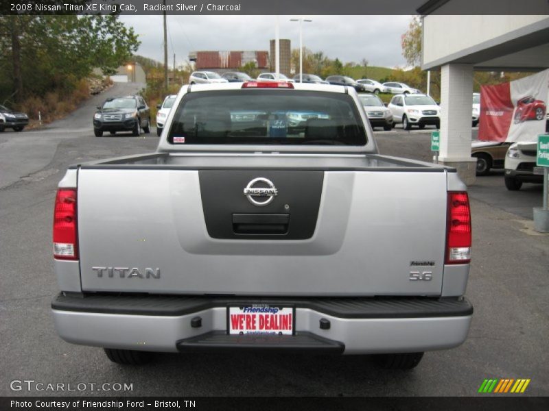 Radiant Silver / Charcoal 2008 Nissan Titan XE King Cab