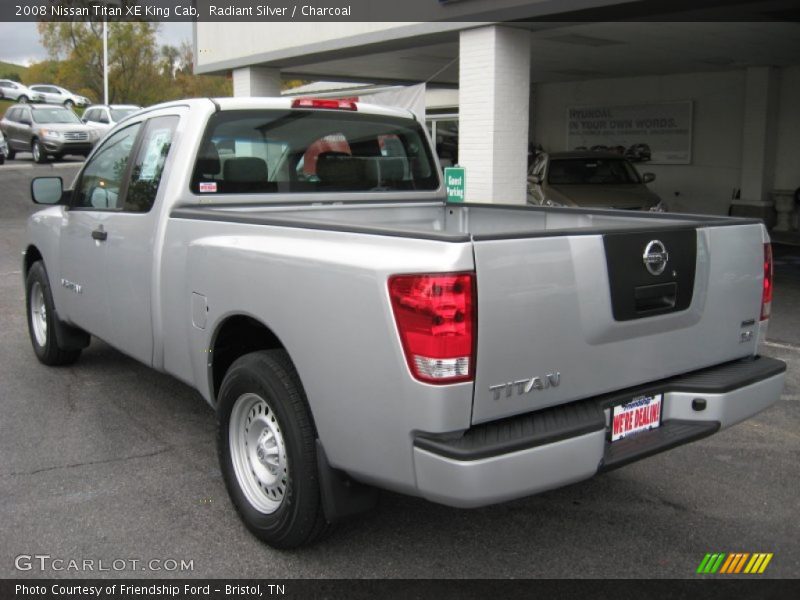 Radiant Silver / Charcoal 2008 Nissan Titan XE King Cab