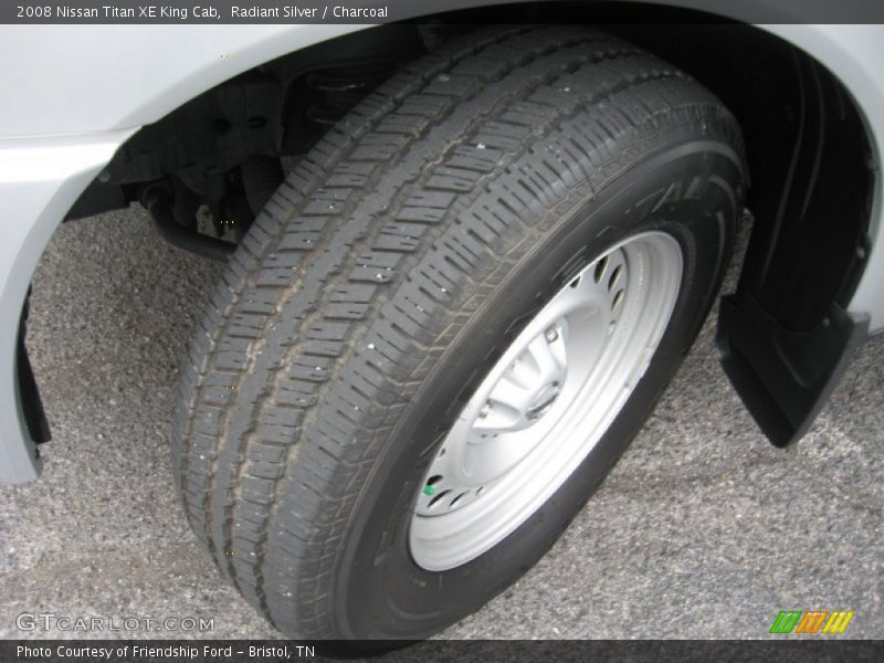 Radiant Silver / Charcoal 2008 Nissan Titan XE King Cab