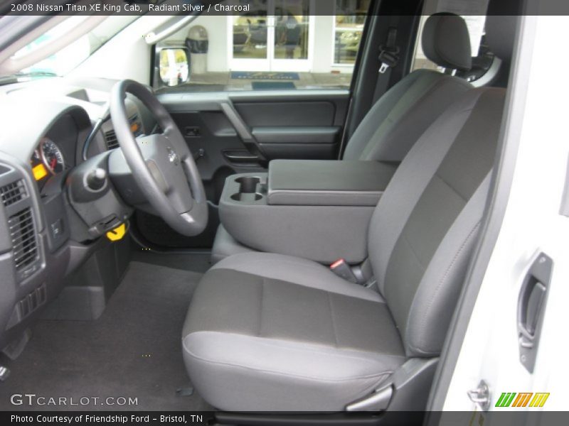Radiant Silver / Charcoal 2008 Nissan Titan XE King Cab