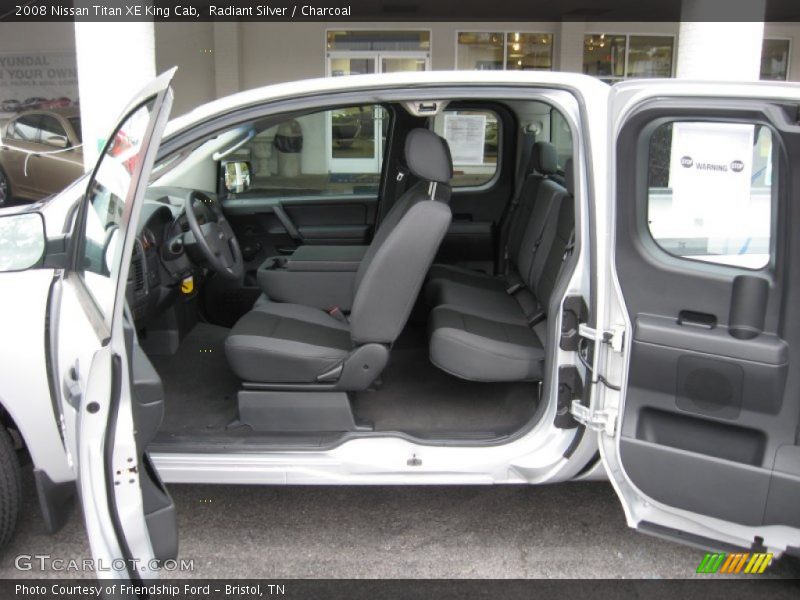  2008 Titan XE King Cab Charcoal Interior
