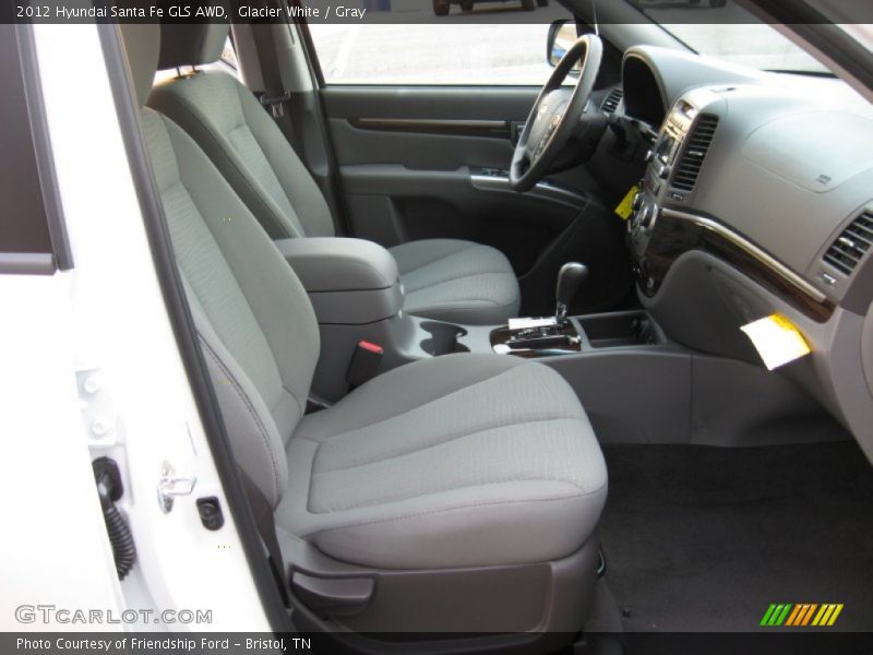  2012 Santa Fe GLS AWD Gray Interior