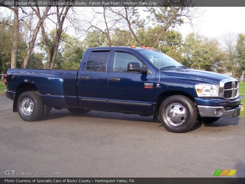  2007 Ram 3500 SLT Quad Cab Dually Patriot Blue Pearl