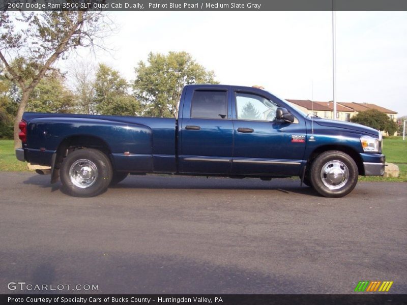  2007 Ram 3500 SLT Quad Cab Dually Patriot Blue Pearl