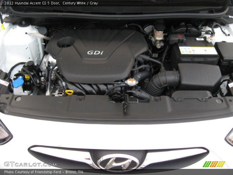  2012 Accent GS 5 Door Engine - 1.6 Liter GDI DOHC 16-Valve D-CVVT 4 Cylinder