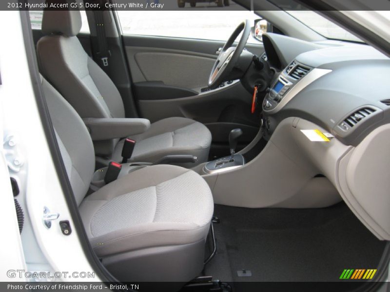  2012 Accent GS 5 Door Gray Interior