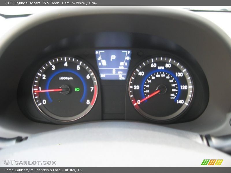  2012 Accent GS 5 Door GS 5 Door Gauges