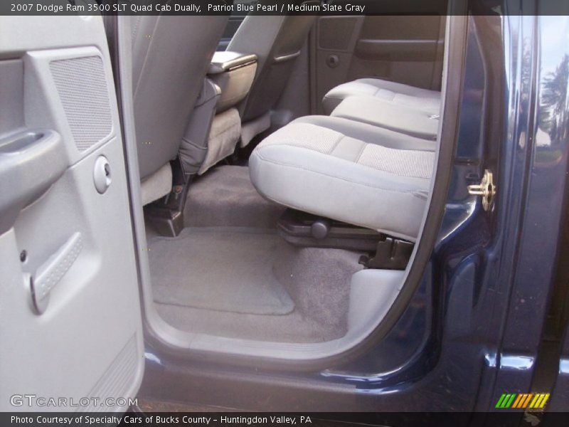 Patriot Blue Pearl / Medium Slate Gray 2007 Dodge Ram 3500 SLT Quad Cab Dually