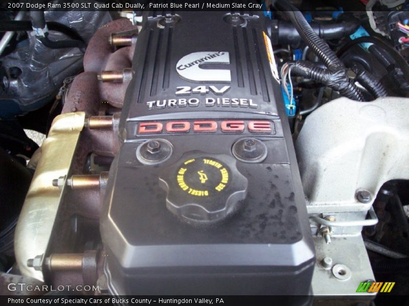  2007 Ram 3500 SLT Quad Cab Dually Engine - 5.9 Liter OHV 24-Valve Turbo Diesel Inline 6 Cylinder
