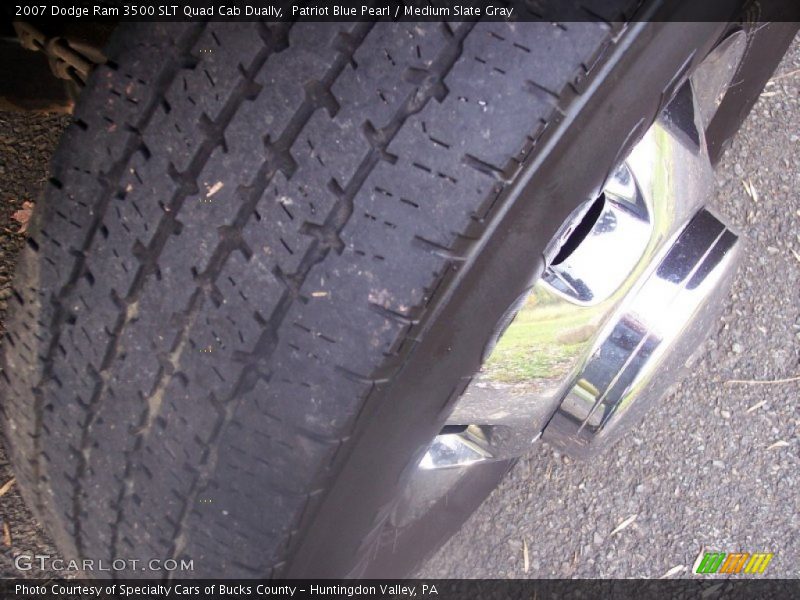 Patriot Blue Pearl / Medium Slate Gray 2007 Dodge Ram 3500 SLT Quad Cab Dually