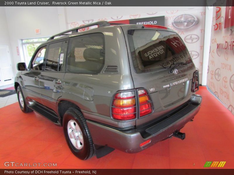 Riverock Green Metallic Mica / Oak 2000 Toyota Land Cruiser