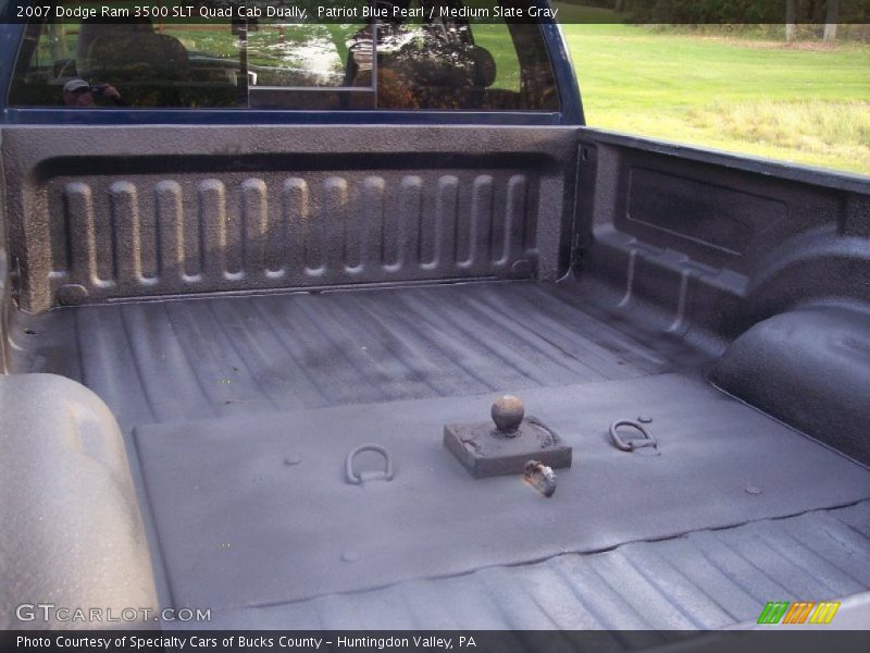 Patriot Blue Pearl / Medium Slate Gray 2007 Dodge Ram 3500 SLT Quad Cab Dually