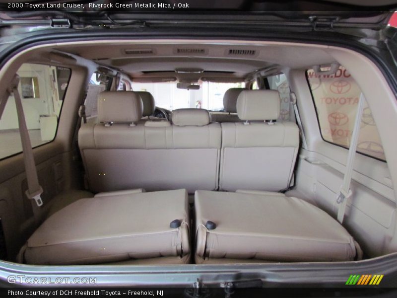 Riverock Green Metallic Mica / Oak 2000 Toyota Land Cruiser