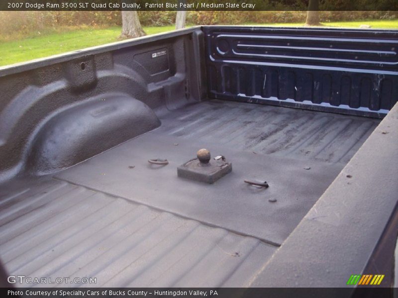 Patriot Blue Pearl / Medium Slate Gray 2007 Dodge Ram 3500 SLT Quad Cab Dually