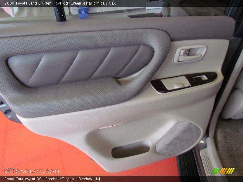 Riverock Green Metallic Mica / Oak 2000 Toyota Land Cruiser