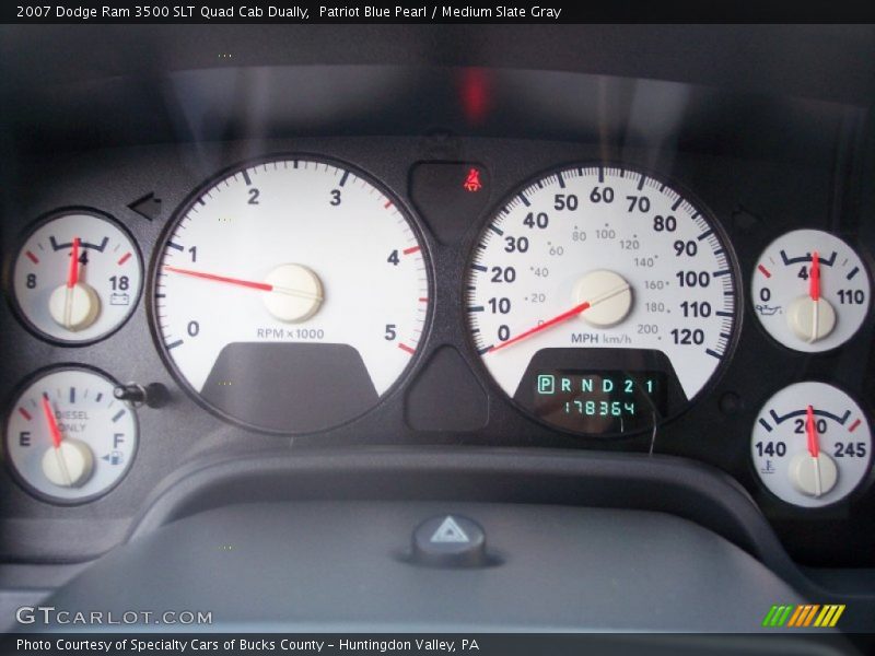  2007 Ram 3500 SLT Quad Cab Dually SLT Quad Cab Dually Gauges