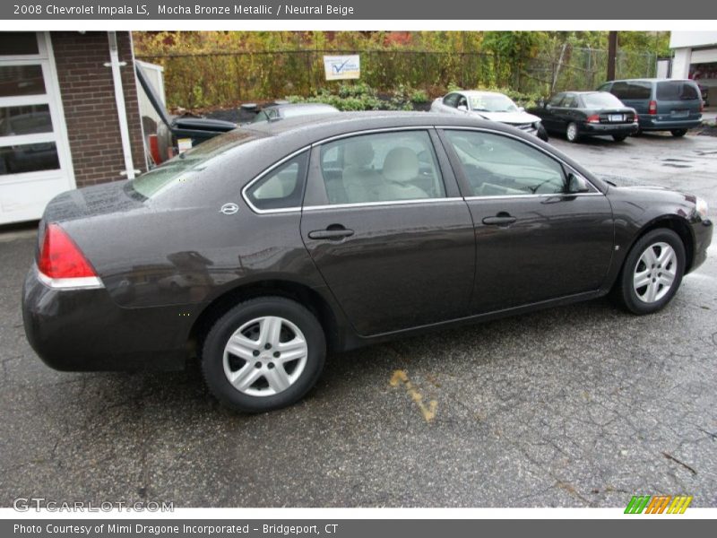 Mocha Bronze Metallic / Neutral Beige 2008 Chevrolet Impala LS