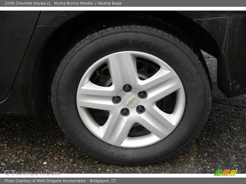 Mocha Bronze Metallic / Neutral Beige 2008 Chevrolet Impala LS